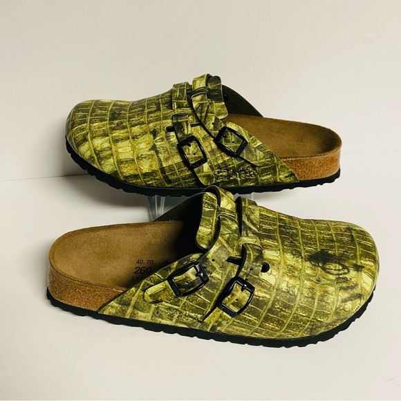 Birkenstock Shoes - Womens 🔹 Rare Birki’s Birkenstock Double Buckle Boston Clog Sz 40/9